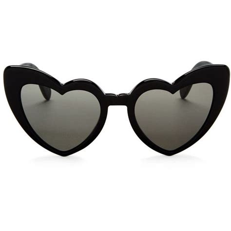 ysl heart sunglasses pink|saint laurent flat top sunglasses.